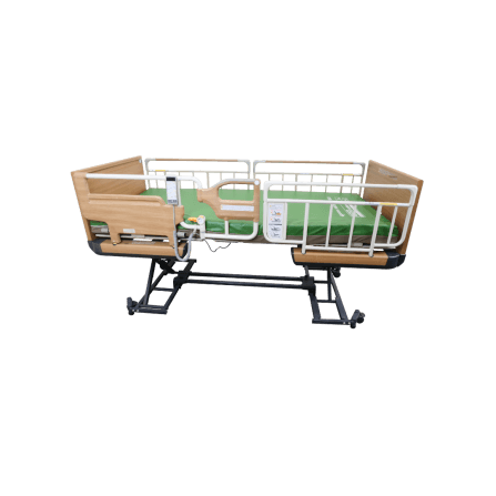 เตียงผู้ป่วยไฟฟ้า PARAMOUNT BED รุ่น Rakusho Z สีไม้ พร้อมที่นอน รุ่น RPR Mattress_1